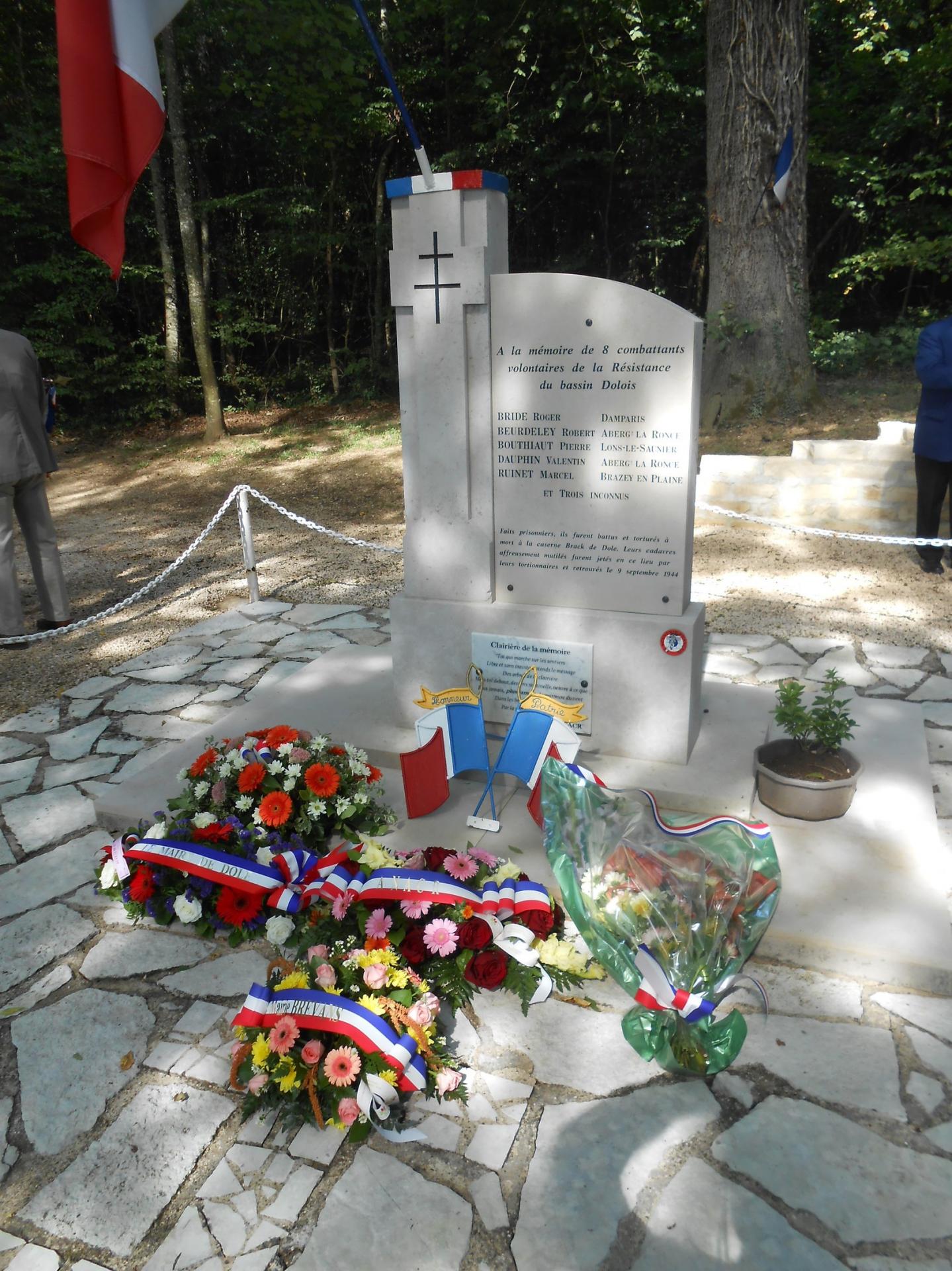 Cérémonie commémorative du Bois des Ruppes, 5 septembre 2020