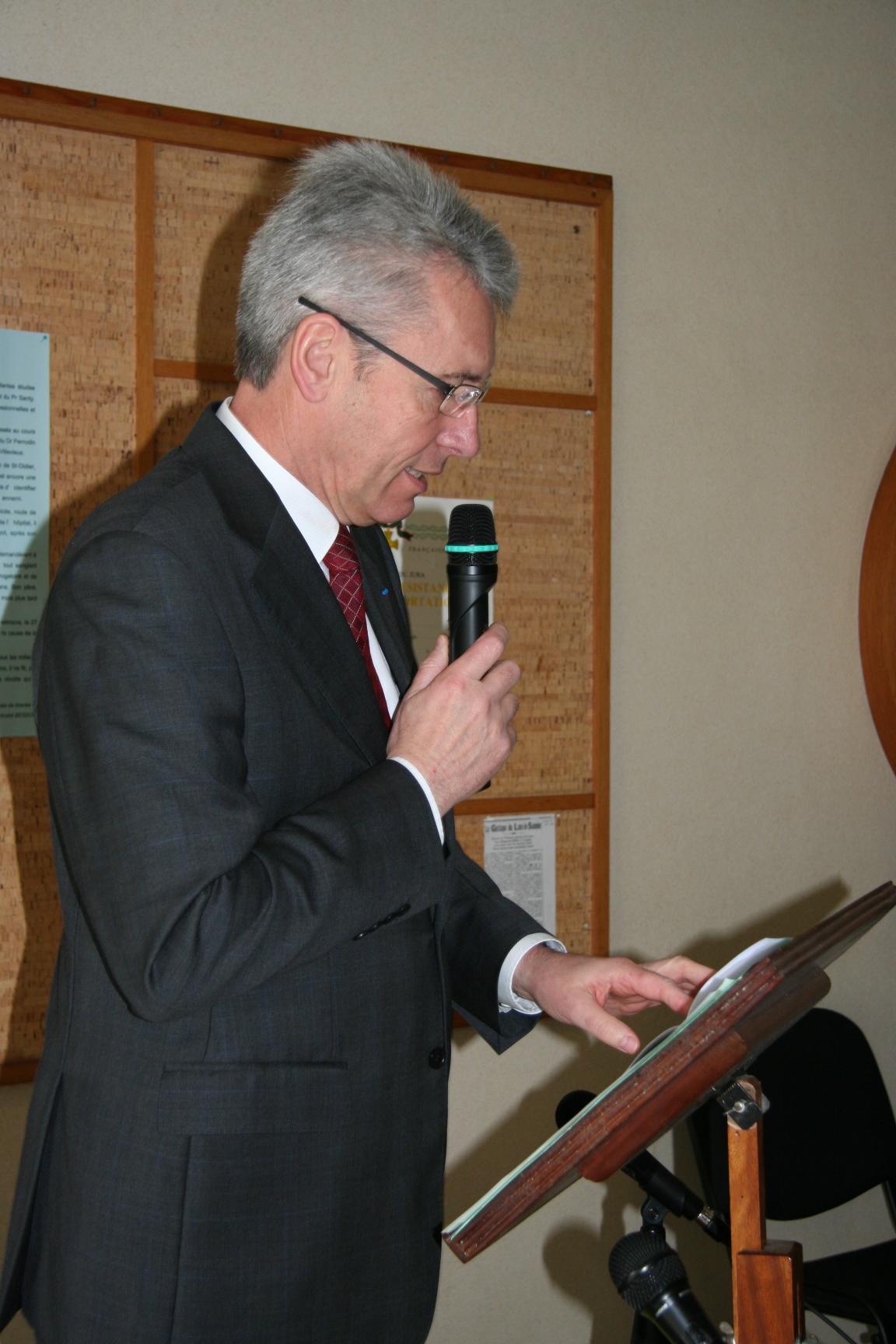 Allocution de Mr le Préfet du Jura