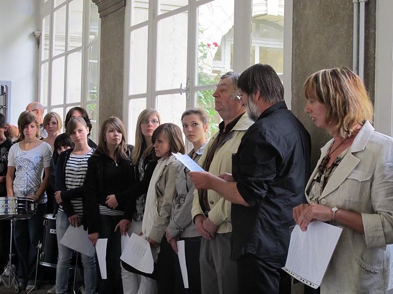 Cérémonie au collège Rouget de Lisle